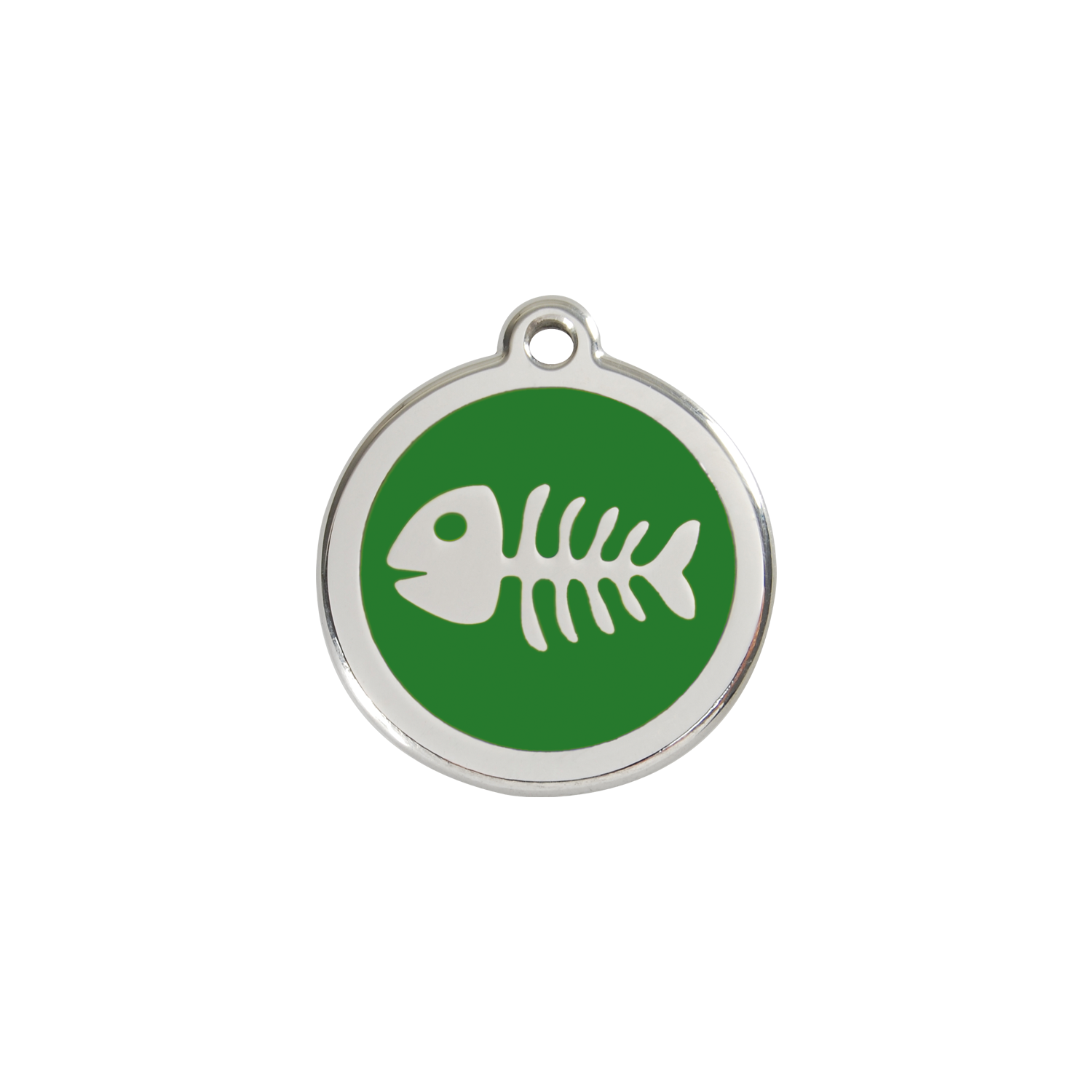 Fish Skeleton Pet Tag