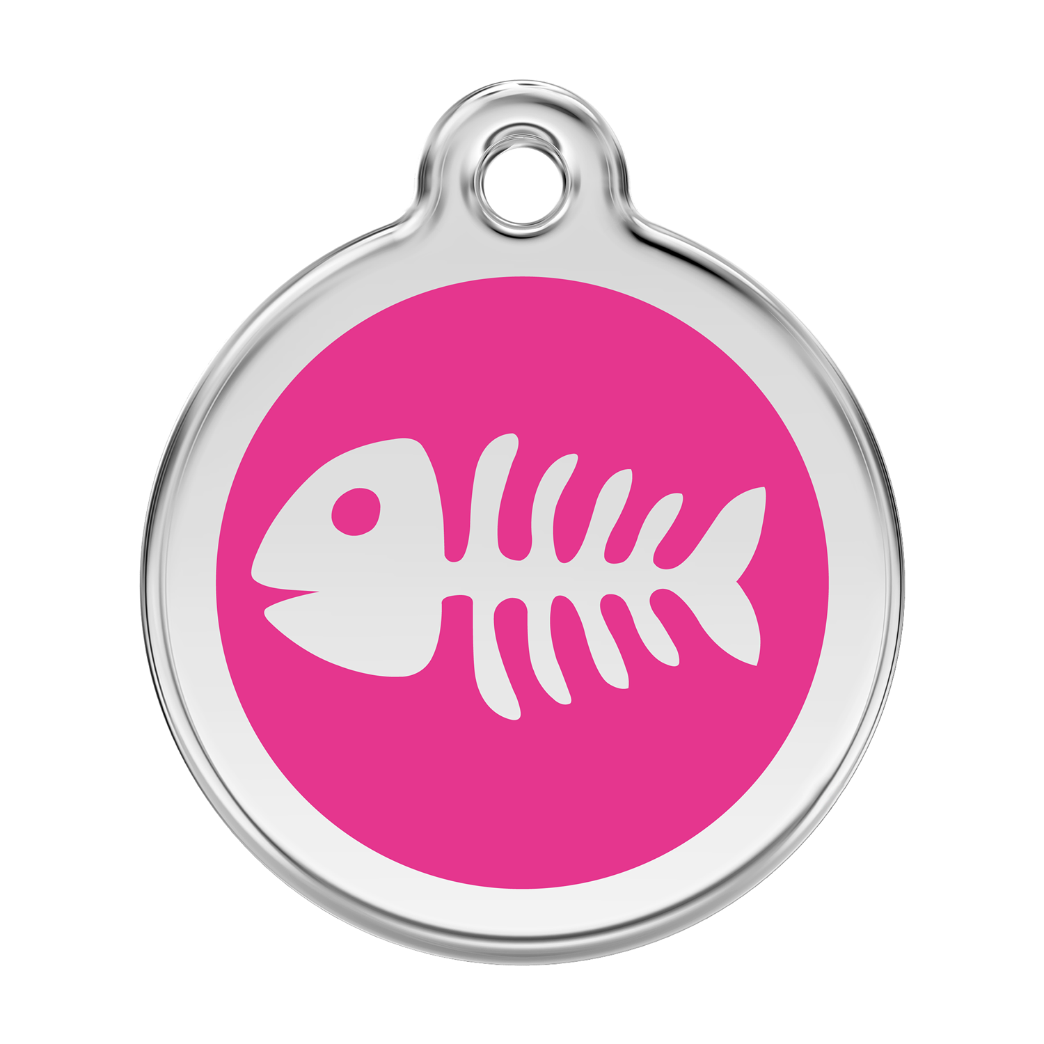 Fish Skeleton Pet Tag