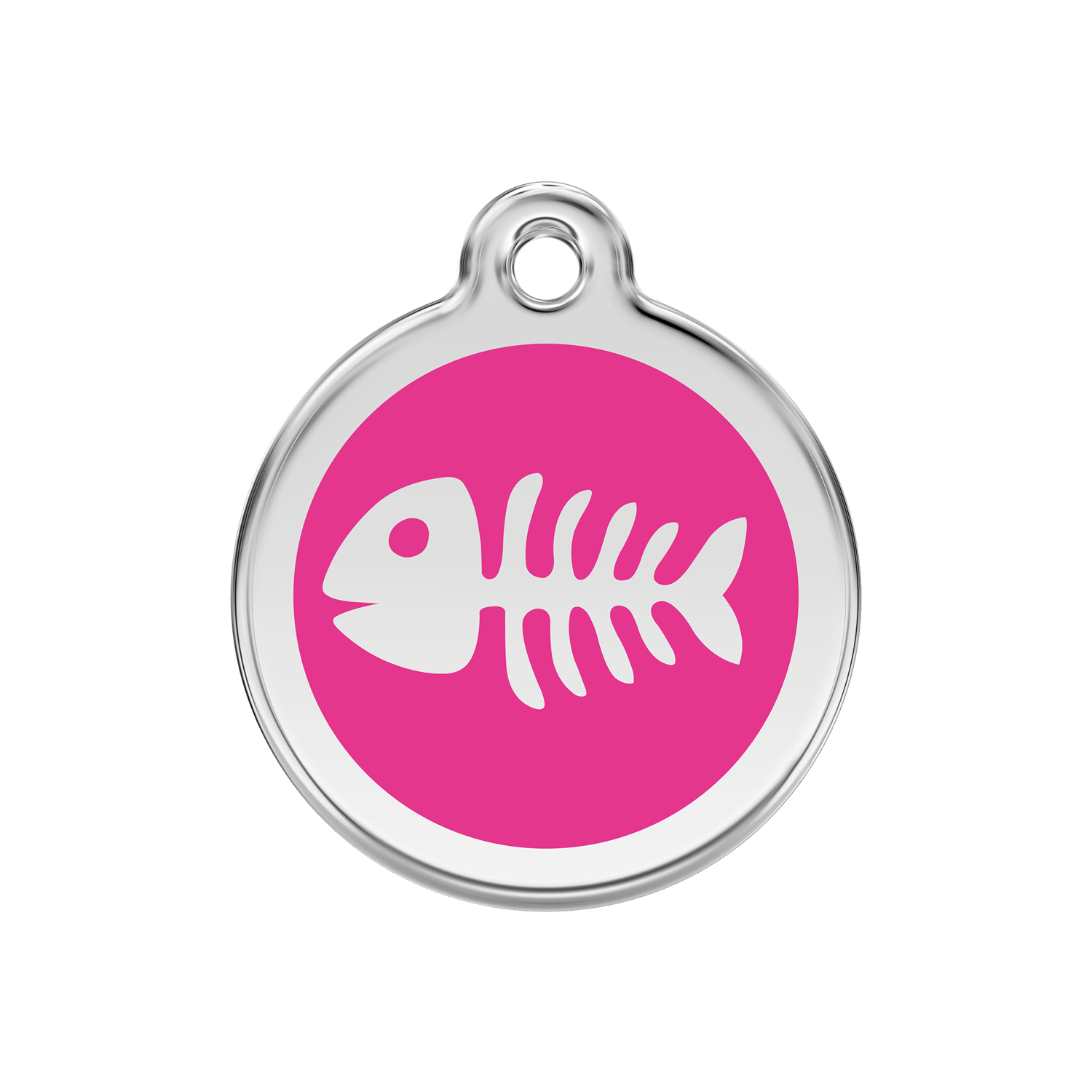 Fish Skeleton Pet Tag