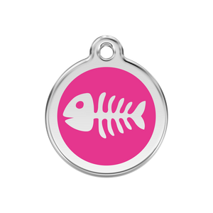 Fish Skeleton Pet Tag