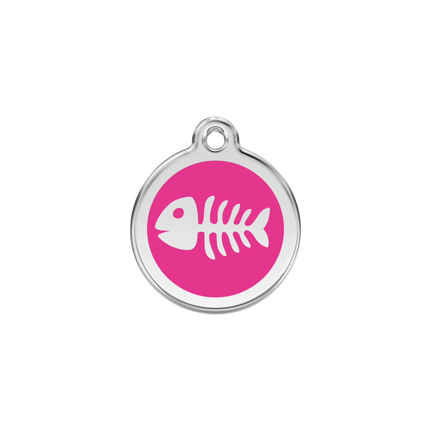 Fish Skeleton Pet Tag