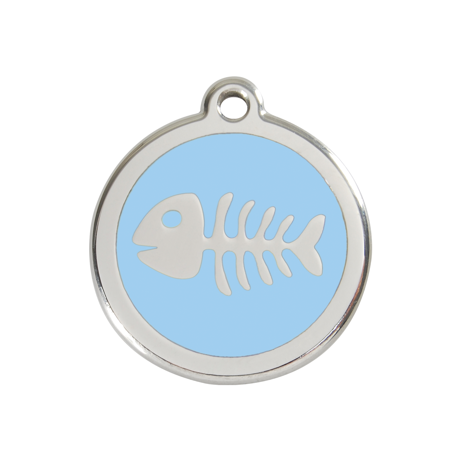 Fish Skeleton Pet Tag