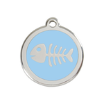 Fish Skeleton Pet Tag