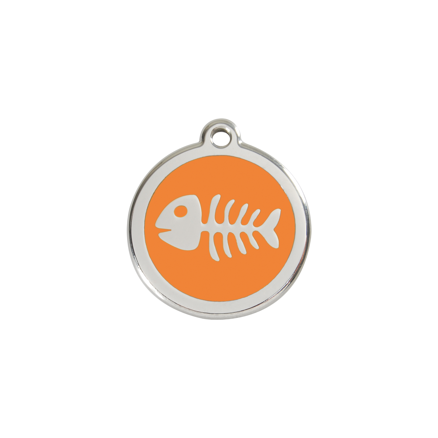 Fish Skeleton Pet Tag