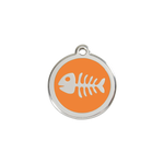 Fish Skeleton Pet Tag