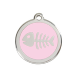 Fish Skeleton Pet Tag