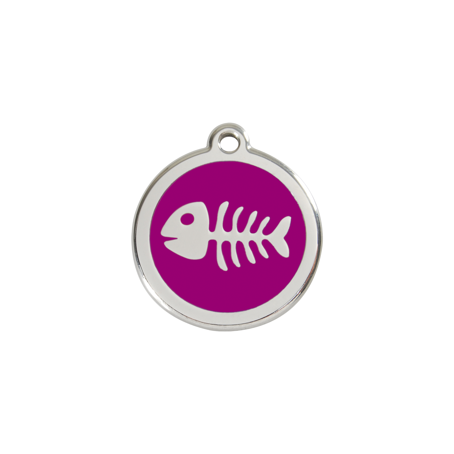 Fish Skeleton Pet Tag