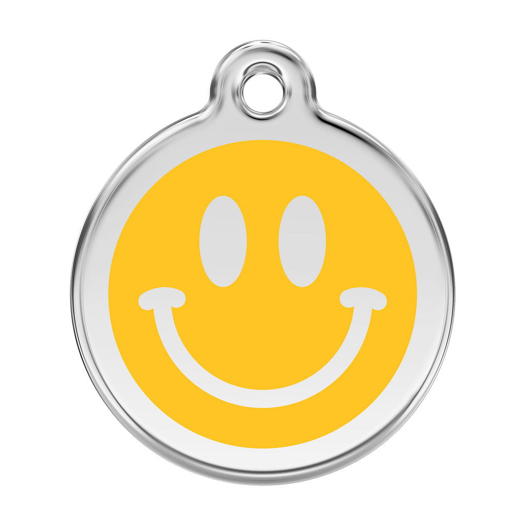 Smiley Face Pet Tag
