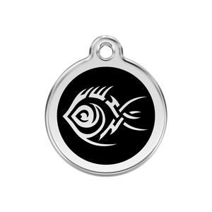 Tribal Fish Pet Tag