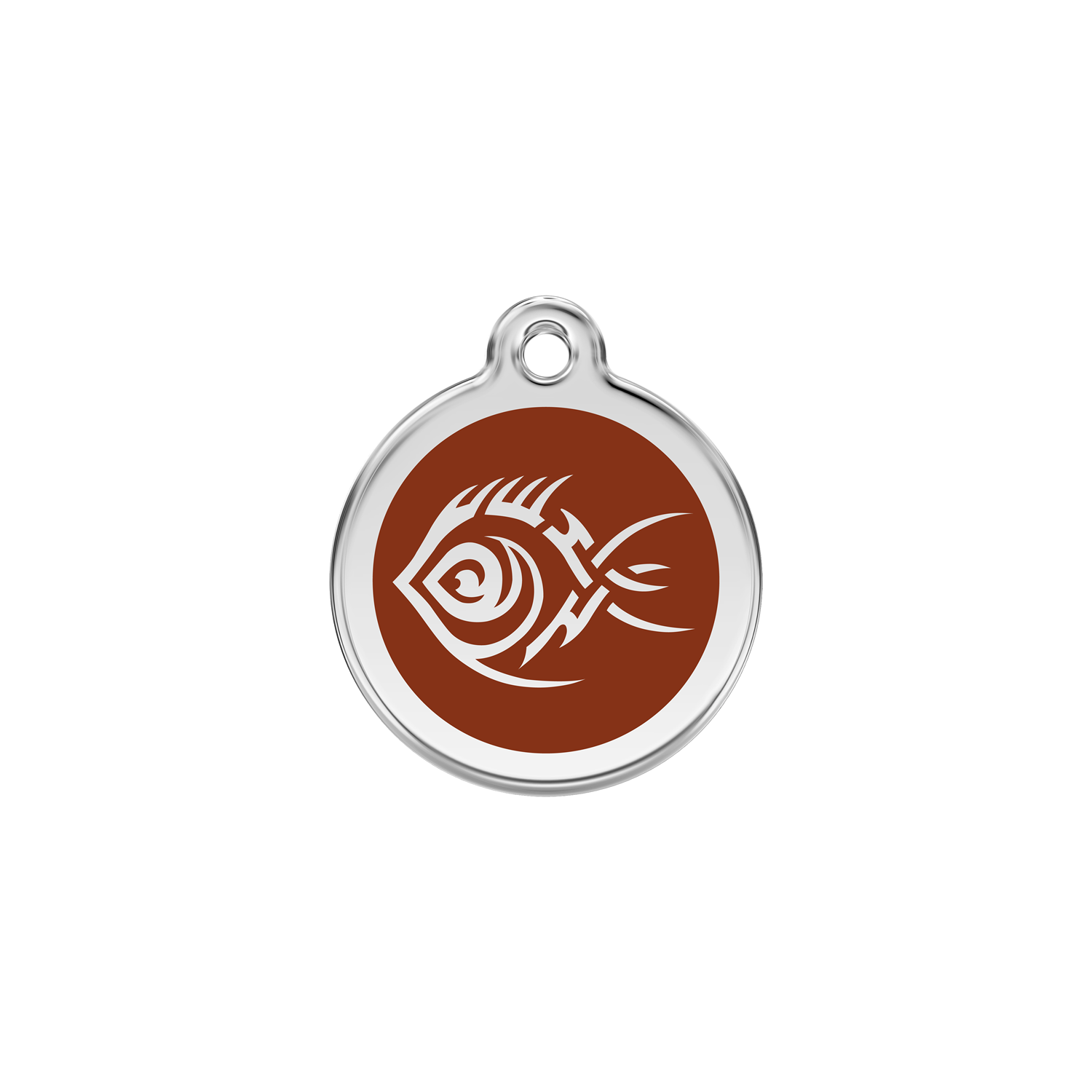 Tribal Fish Pet Tag