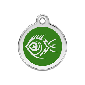 Tribal Fish Pet Tag