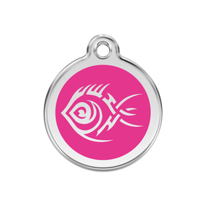 Tribal Fish Pet Tag