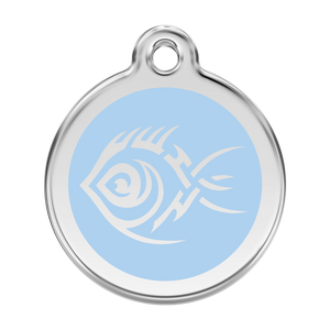 Tribal Fish Pet Tag