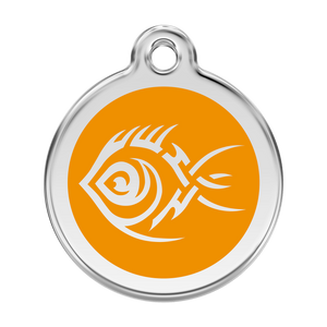 Tribal Fish Pet Tag