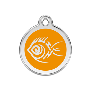 Tribal Fish Pet Tag