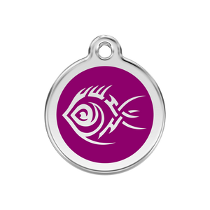 Tribal Fish Pet Tag