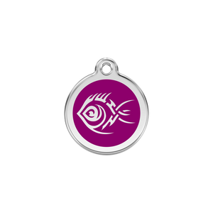 Tribal Fish Pet Tag