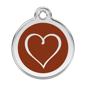 Tribal Heart Pet Tag