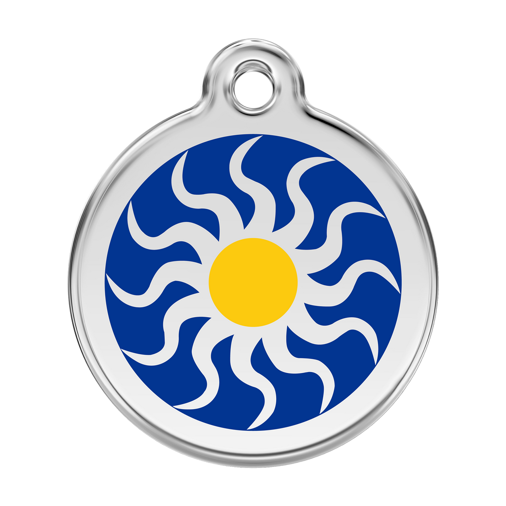 Tribal Sun Pet Tag