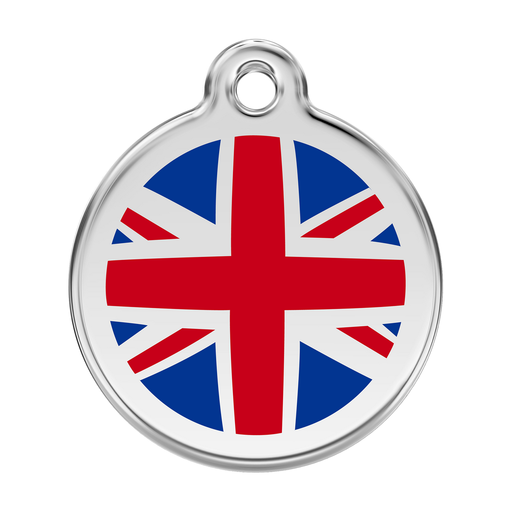 UK Flag Pet Tag