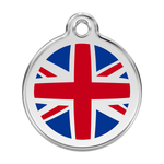 UK Flag Pet Tag