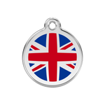 UK Flag Pet Tag