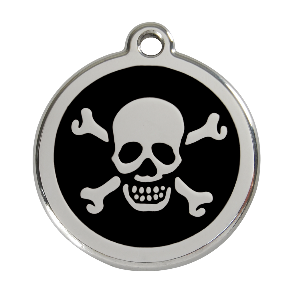 Skull & Crossbones Pet Tag