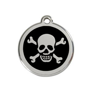 Skull & Crossbones Pet Tag