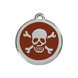 Skull & Crossbones Pet Tag