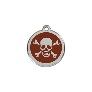 Skull & Crossbones Pet Tag