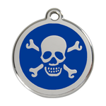 Skull & Crossbones Pet Tag