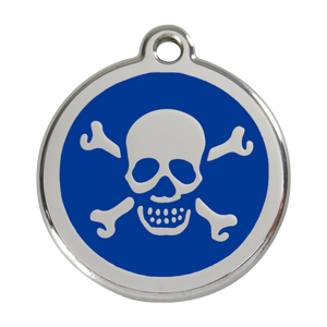 Skull & Crossbones Pet Tag