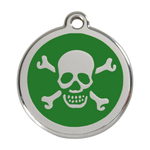 Skull & Crossbones Pet Tag