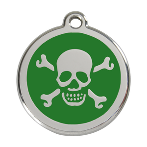 Skull & Crossbones Pet Tag