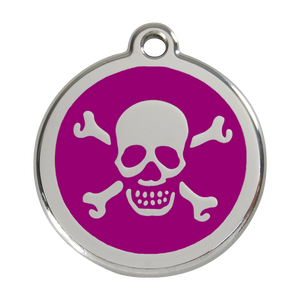 Skull & Crossbones Pet Tag