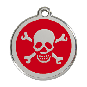 Skull & Crossbones Pet Tag