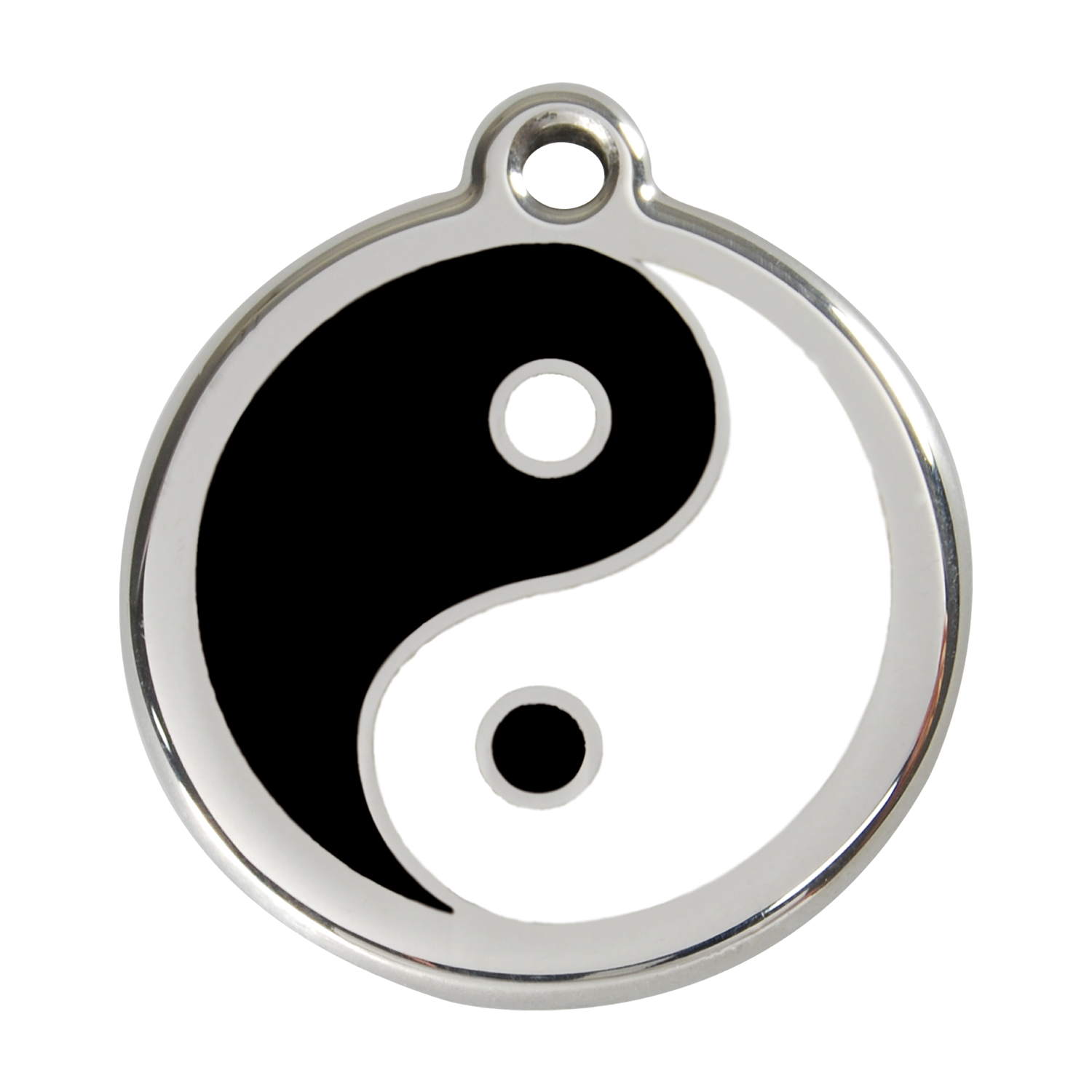 Ying and Yang Pet Tag