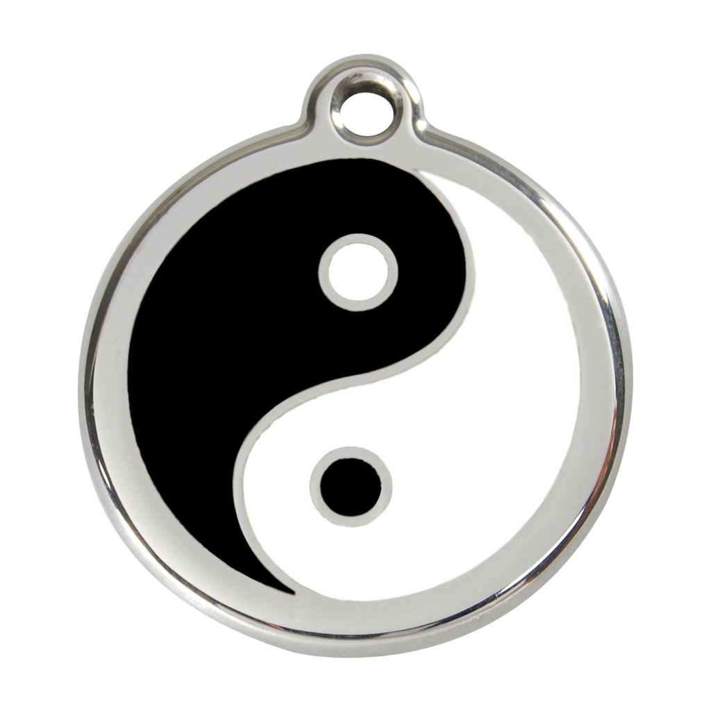Ying and Yang Pet Tag