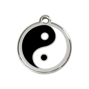 Ying and Yang Pet Tag