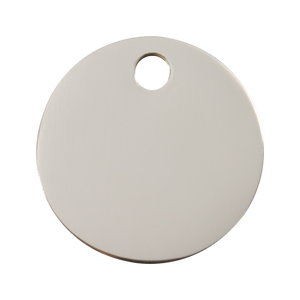 Flat Circle Pet Tag