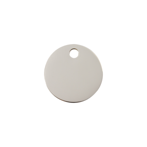 Flat Circle Pet Tag