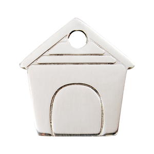 Flat Dog House Pet Tag
