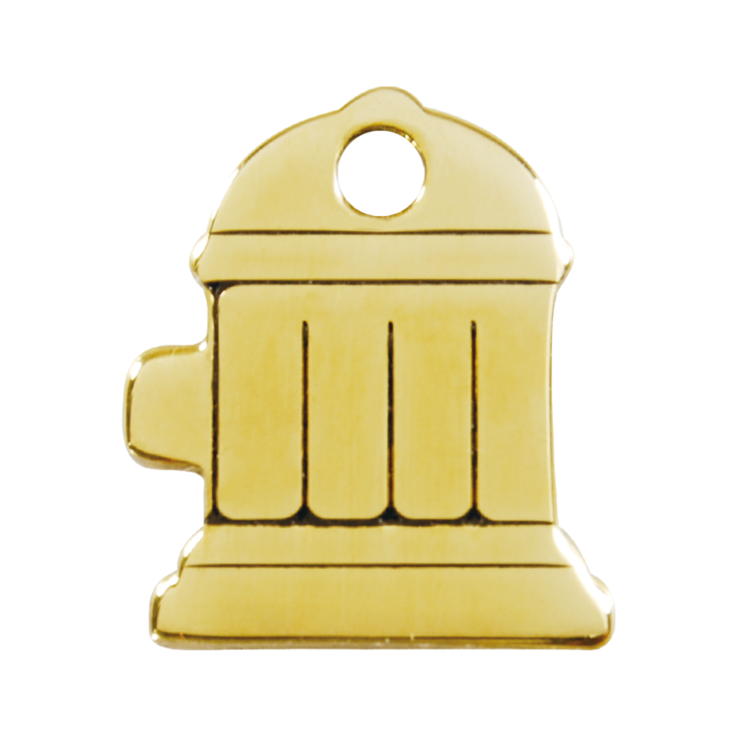 Fire Hydrant Brass Pet Tag