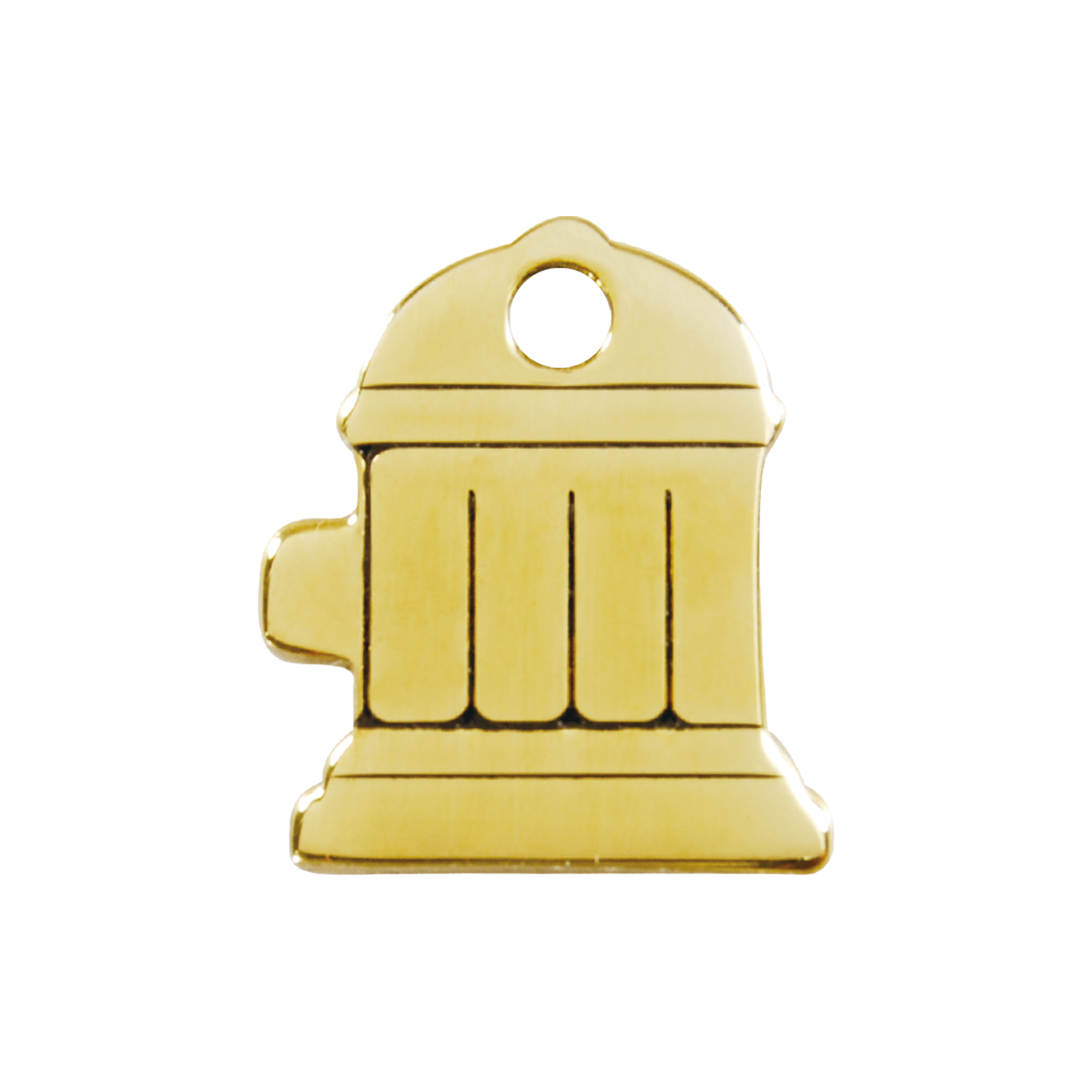 Fire Hydrant Brass Pet Tag
