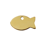 Fish Brass Pet Tag