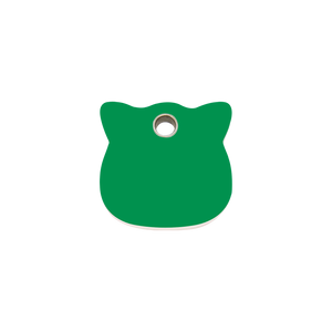 Cat Head Plastic Pet Tag