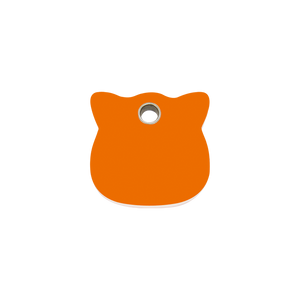 Cat Head Plastic Pet Tag