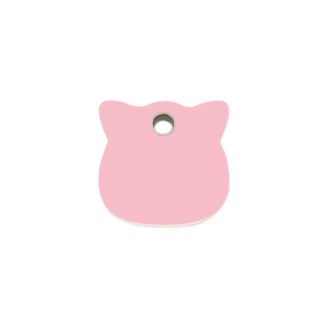 Cat Head Plastic Pet Tag