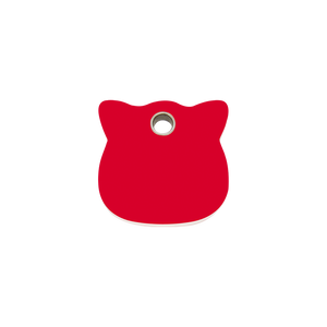 Cat Head Plastic Pet Tag