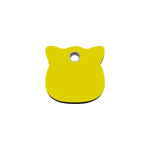 Cat Head Plastic Pet Tag
